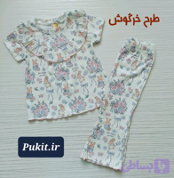 تیشرت شلوار راحتی دخترانه جامک(۱ تا 11 سال)