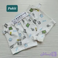 شورت پادار پسرانه طرح ربات پک دو عددی(۳ تا ۱۰ سال)