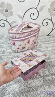 ست کاور اتو و باکس خیاطی کتان ترک