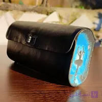 کیف چرمی زنانه دستی مدل باله در شب