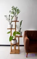 استند گل ایستاده چوبی مدرن آقای نجار