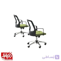 صندلی کنفرانسی نیلپر کد sk 666 پشت توری کوتاه ارگونومیک