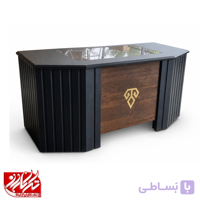 میز سلون کارمندی سایز ۱۶۰با صندوق متحرک