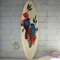 رولت خوری سرامیکی دست ساز طرح پرنده