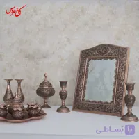 اینه شمعدان مسی مدل تابش 45