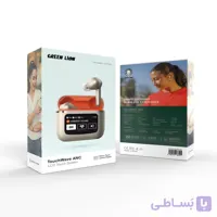 ایرپاد Green Lion TouchWave ANC LCD Touch Screen Earbuds دارای صفحه نمایش لمسی