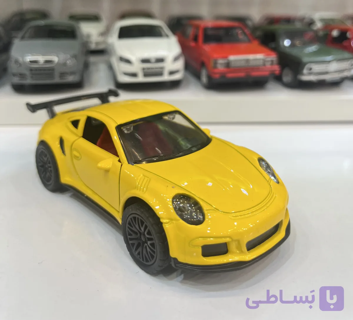 ماشین فلزی پورشه 911 12 سانتی موزیکال چراغدار