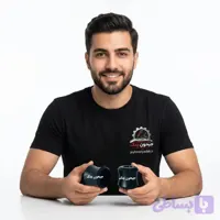 لاستیک کمر باریک کمک عقب پیکان دست 2 عددی برند تفتان