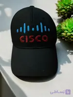 کلاه کتان بیسبالی گدوزی‌شده طرح لوگویcisco