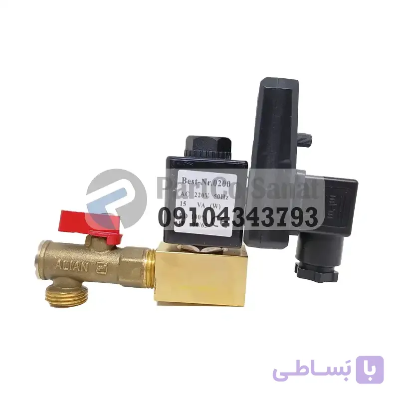 شیر برقی تایمردار (دو تیکه)