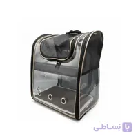 کوله پشتی تمام طلق مدل کاملیا (پشت پارک‌شو) + حجم/وزن/تعداد