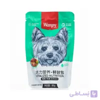 پوچ سگ ونپی طعم مرغ و زردپی گاو (۸۰ گرم)