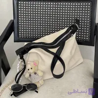 کیف دوشی کتان گلایل