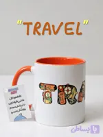 لیوان (ماگ) دسته دار شارک آرت (shark art) مدل travel (سفر)