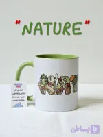 لیوان (ماگ) دسته دار شارک آرت (shark art) مدل nature (طبیعت)
