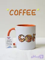 لیوان (ماگ) دسته دار شارک آرت (shark art) مدل coffee (قهوه)