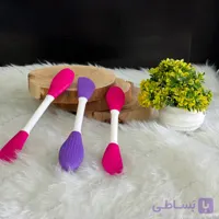 براش دو سر سیلیکونی مواد گذاری اسکالپ