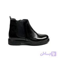 نیم بوت زنانه کشی چرم بغل زیپ W577-71