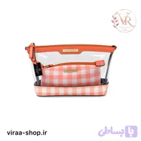 کیف آرایشی دو تکه ویکتوریا سکرت مدل چهارخونه