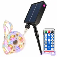 ریسه ال ای دی خورشیدی لومیز مدل RGB-5M طول 5 متر با ریموت کنترل
