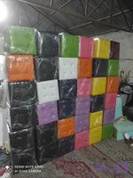 پاف تک نفره چرم و پارچه