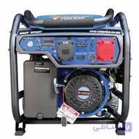 موتور برق بنزینی ۱۰ کیلووات تکفاز سه فاز تورکسر مدل TPG12500E2IIIRC ریموت‌دار