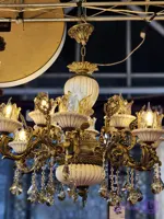 لوستر طرح برنج سرامیک خط دار