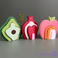 ست جورچین میوه ی مونته سوری چوبی ( چوب روس ) کد 2004