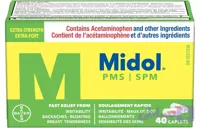 قرص میدول تسکین درد,علایم قاعدگی 40 عدد Midol PMS