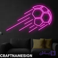تابلو نئون توپ فوتبال