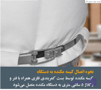 بست فلزی آبکاری شده ( مخصوص مکنده هواسازان)سایز48