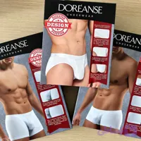شورت اسلیپ مردانه دورنس Doreanse کد 1207 سری Adonis | کاپ آناتومیک اختصاصی با کش لوگودار | سایز M تا 2XL
