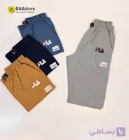 شلوارک راحتی مردانه هوتن تمام پنبه الوان طرح فیلا