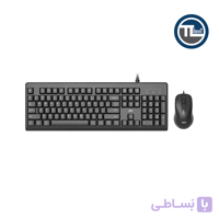 کیبورد و ماوس کمبو بی سیم فنتک مدل WK894 Black
