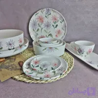 سرویس پذیرایی 32 پارچه سرامیکی طرح گل