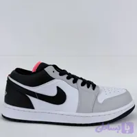 کتونی ایرجردن 1 لو نیوترال گری اینفرارد AirJordan 1 Low Neutral Grey Infrared کد 2519 (کد N7H3P)