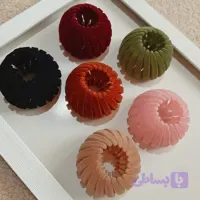 گیره مو مدل چنگکی جنس شمعی و مخمل