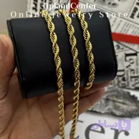 دستبند طنابی استیل رنگ ثابت