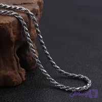 زنجیر طنابی استیل رنگ ثابت