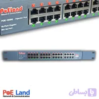پچ پنل POE گیگابایت 16 پورت PoELand