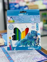 مداد رنگی 24 رنگ جی ام دی GMD (کد E9TG1)