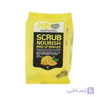 دستمال مرطوب پاک کننده آرایش لایه بردار نینو لیمویی Lemon