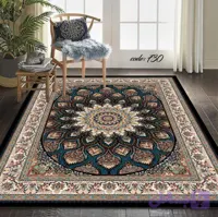 روفرشی کشدار مخمل شانل ترک طرح ترمه کد 730