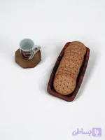 سینی چوبی مدل ماهور