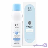 اسپری ضد آفتاب استلین SPF50 مدل Ultra-Light آبرسان و روشن‌ کننده / Estelin