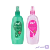 اسپری گره باز کن و نرم کننده مو کودک فیروز firoz رنگ صورتی و سبز