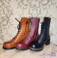 نیم بوت زنانه مدل آیلار چرم امیر جنس چرم طبیعی