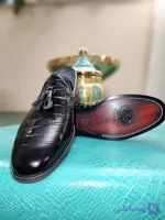 کفش اسپورت مردانه مدل k211 چرم امیر جنس چرم طبیعی