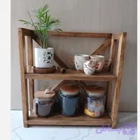 شلف چوبی(رومیزی) بهوود گالری