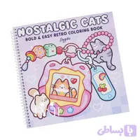 دفتر رنگ آمیزی طرح Nostalgic Cats
